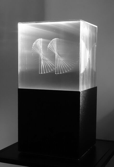 Kūkan acrylic light sculpture